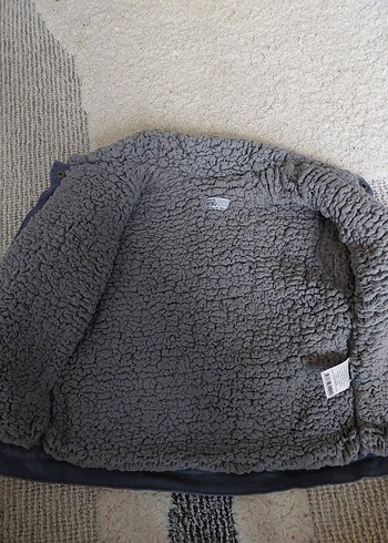 Gri Kürklü Erkek Çocuk Kot Ceket - Görsel 3