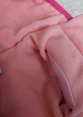 Kız Bebek Pembe Kapüşonlu Tulum - Görsel 7