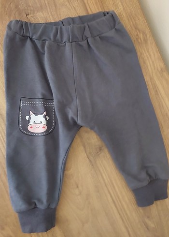 Gri Uzun Kollu Bebek Takımı - Görsel 5