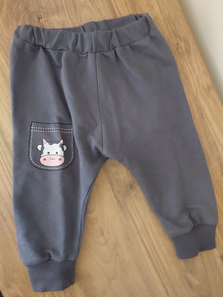 Gri Uzun Kollu Bebek Takımı - Görsel 5