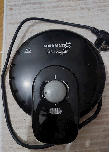 Korkmaz Siyah Mini Waffle Makinesi - Görsel 3