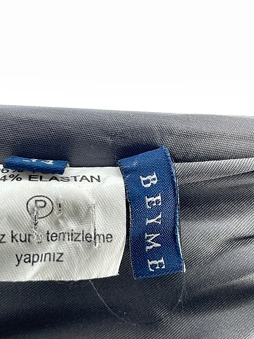 34 Beden gri Renk Beymen Midi Etek %70 İndirimli.