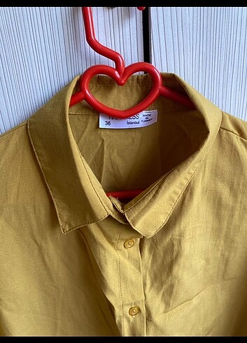 36 Beden Hardal oversize gömlek 