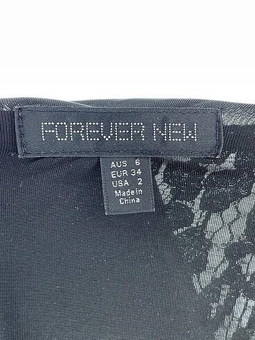 34 Beden siyah Renk Forever New Kısa Elbise %70 İndirimli.