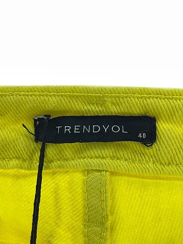 40 Beden sarı Renk Trendyol & Milla Jean / Kot %70 İndirimli.