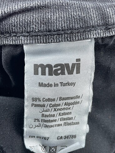 27 Beden gri Renk Mavi Jeans Boyfriend %70 İndirimli.