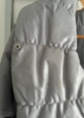 Gri Fermuarlı Kadın Kışlık Ceket - Görsel 5