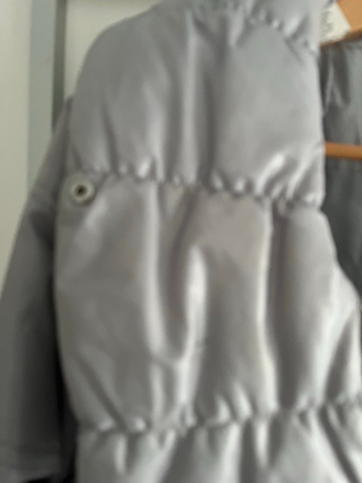 Gri Fermuarlı Kadın Kışlık Ceket - Görsel 5