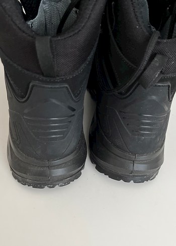 Siyah Erkek Biker Botları Velcro Bantlı - Görsel 3