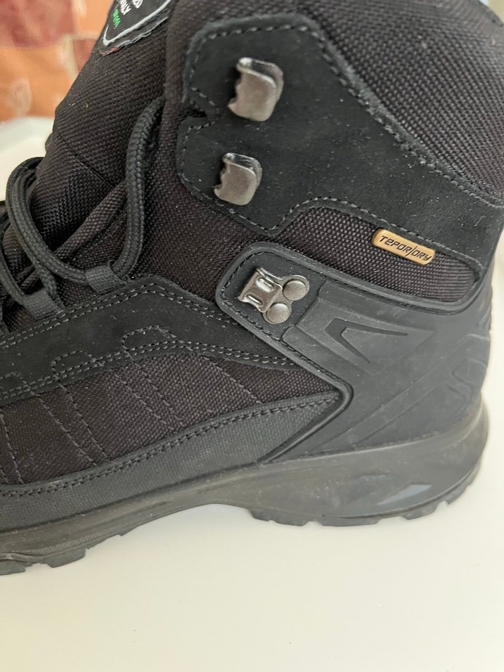 Siyah Erkek Biker Bot Velcro Bağcıklı - Görsel 3