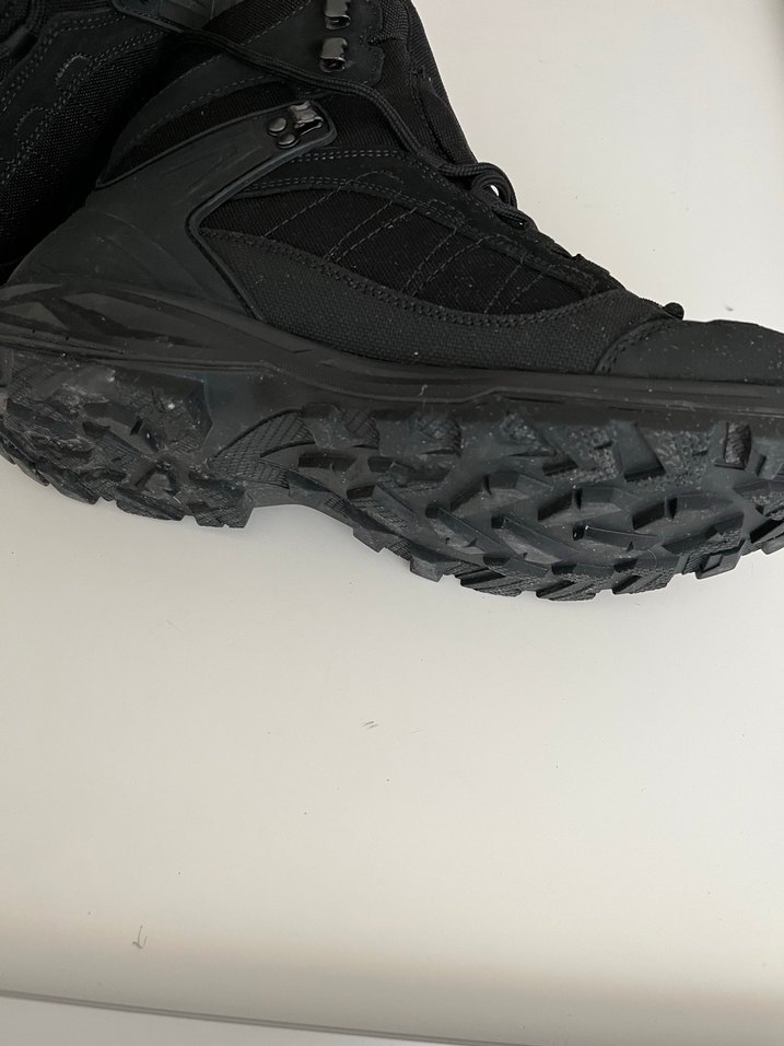 Siyah Erkek Biker Bot Velcro Bağcıklı - Görsel 4