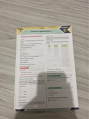 Tyt Matematik Konu Anlatımı 2. Fasikül