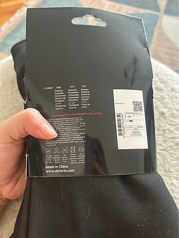 xl Beden Termal içi yünlü tayt