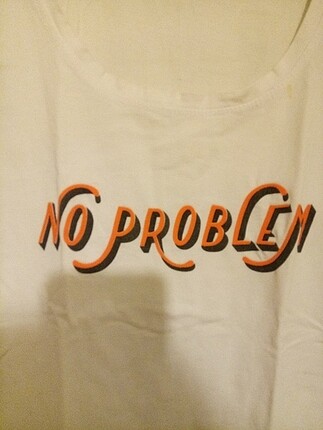 Diğer beyaz no problem tisort