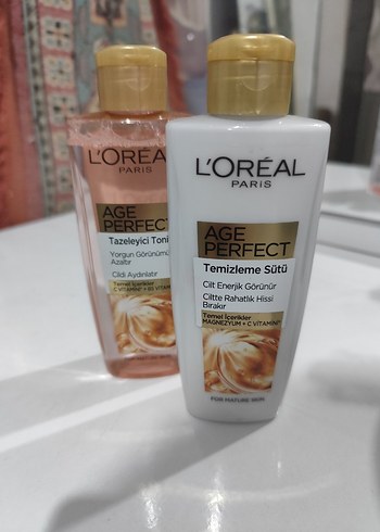 L'Oréal Paris Age Perfect Temizleme Sütü & Tonik - Görsel 3