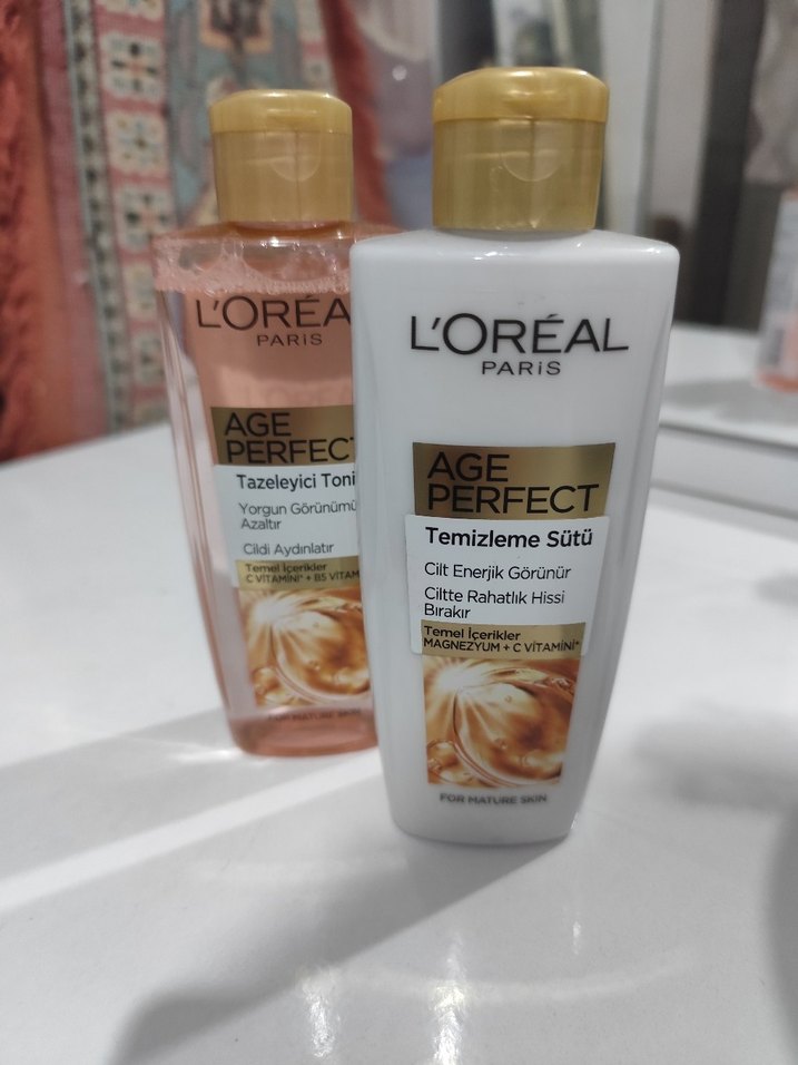 L'Oréal Paris Age Perfect Temizleme Sütü & Tonik - Görsel 3