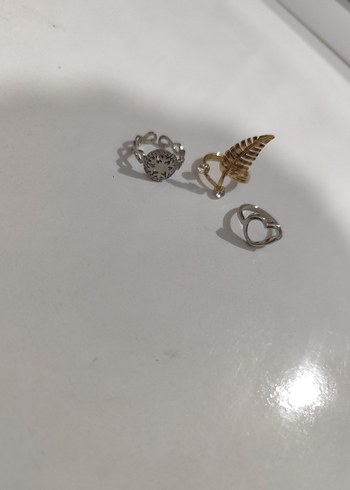 Altın Renkli Boncuklu Bohem Yüzük - Görsel 3