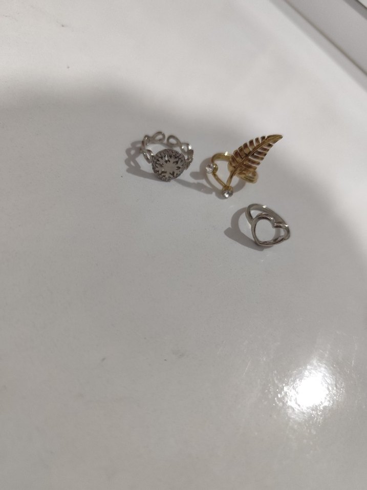 Altın Renkli Boncuklu Bohem Yüzük - Görsel 3