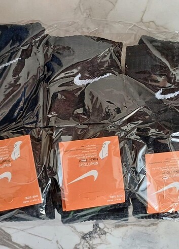 Nike 12 çift siyah 