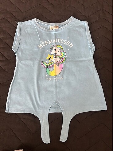 Mavi Mermaid Tshirt 5-6Yaş
