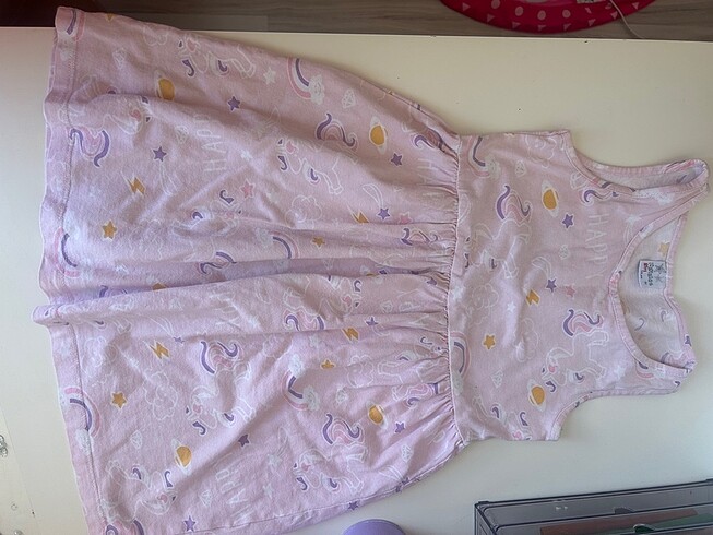 5-6Yaş Pembe Elbise