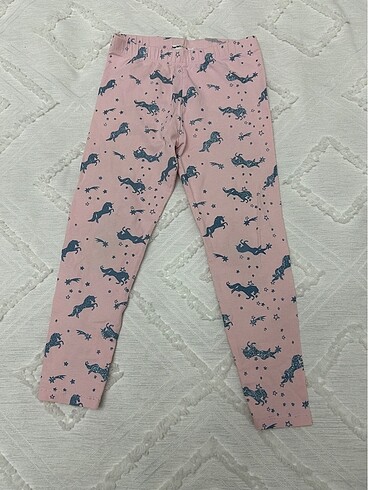 Simli Unicornlu Pembe Tayt 4-5Yaş