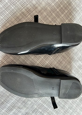 Siyah Rugan Çocuk Babet 31 numara - Görsel 3