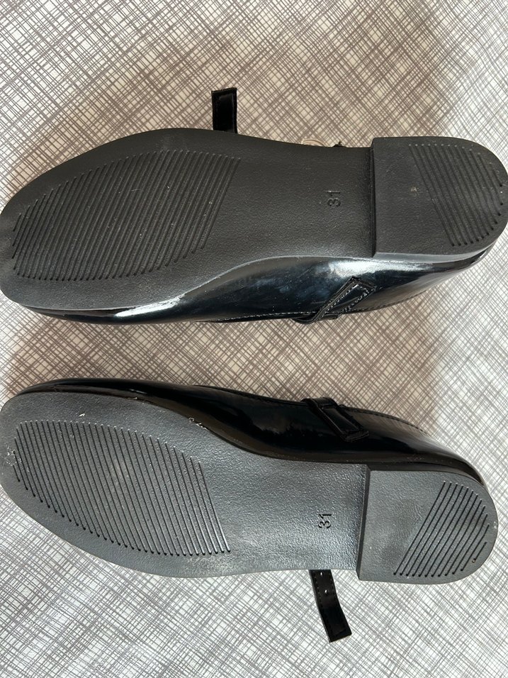 Siyah Rugan Çocuk Babet 31 numara - Görsel 3