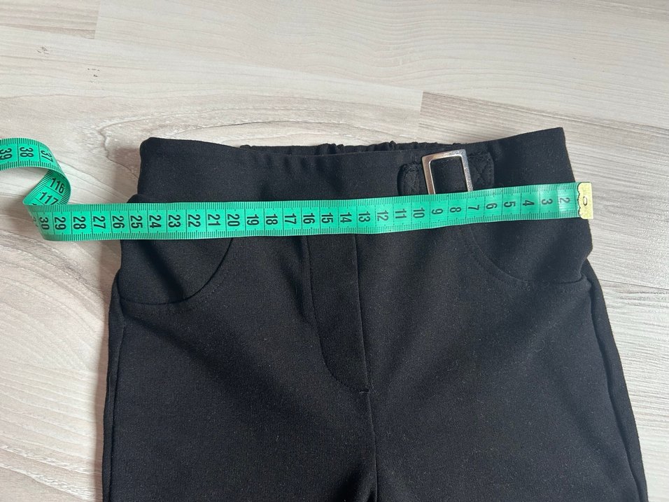 Tokalı Siyah İspanyol Paça Pantolon - Görsel 3