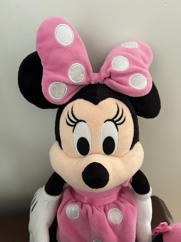 Pembe Minnie Mouse Peluş Oyuncak - Görsel 2