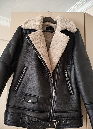 Stradivarius Çift Renk Kaban