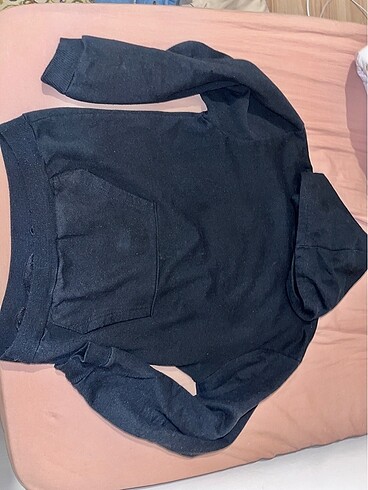 m Beden siyah Renk kelebek baskılı sweat