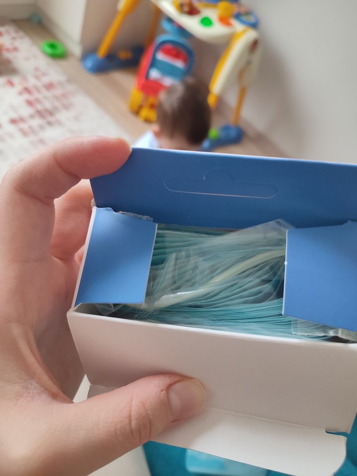 Mycey Anne Sütü Saklama Poşeti 25'li Pastel Mavi - Görsel 4