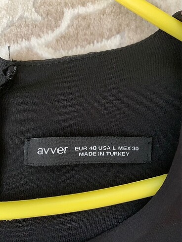 l Beden Avver şifon elbise