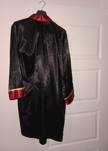 Bordo Siyah Uzun Kadın Mezuniyet Elbisesi - Görsel 5