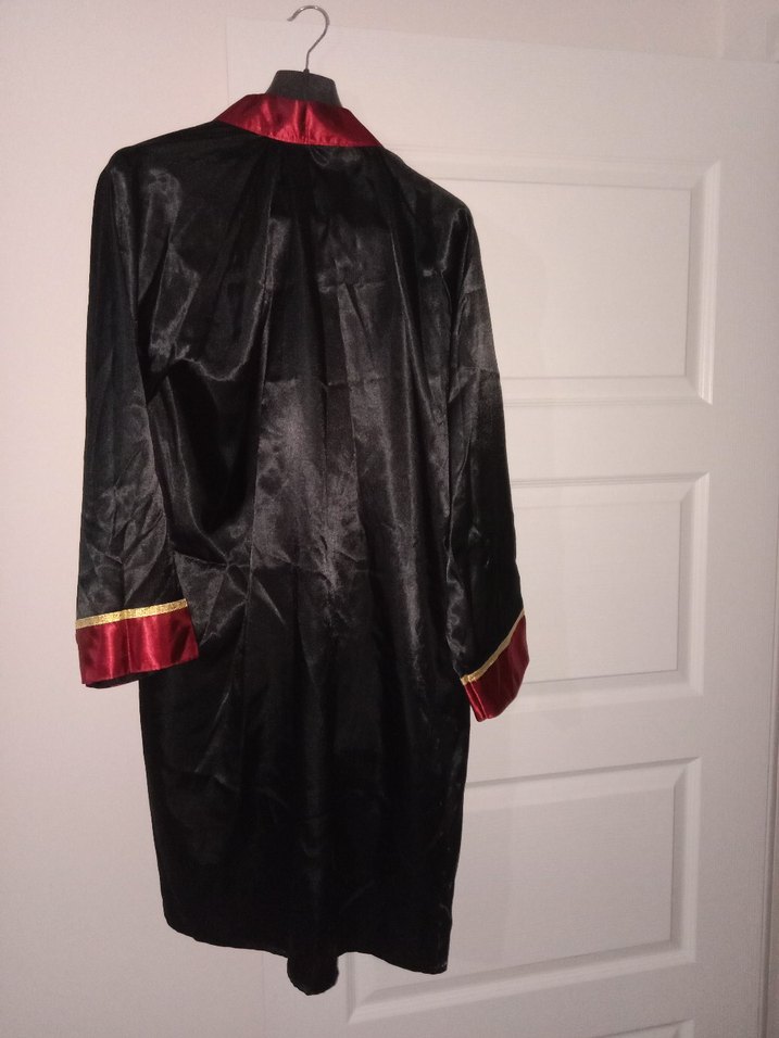 Bordo Siyah Uzun Kadın Mezuniyet Elbisesi - Görsel 5