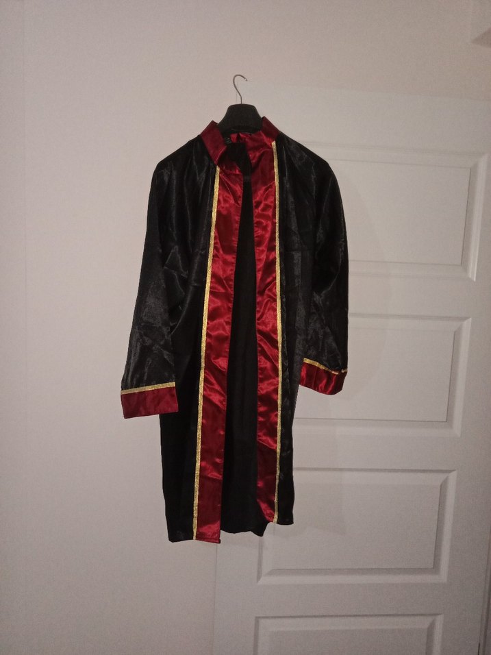 Bordo Siyah Uzun Kadın Mezuniyet Elbisesi - Görsel 2