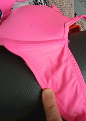 Pembe Zebra Desenli Argento Mini Bikini Takımı - Görsel 12