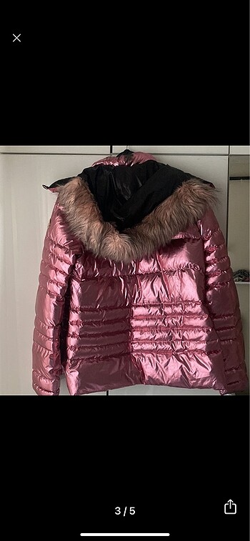 Orijinal moncler pembe mont - Görsel 3