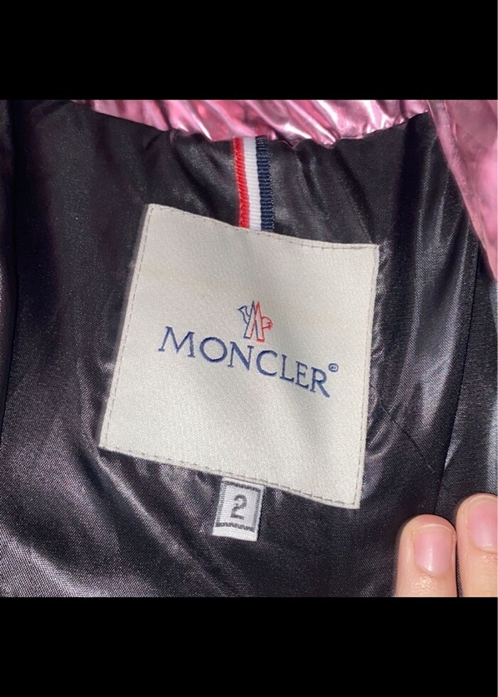 Orijinal moncler pembe mont - Görsel 2
