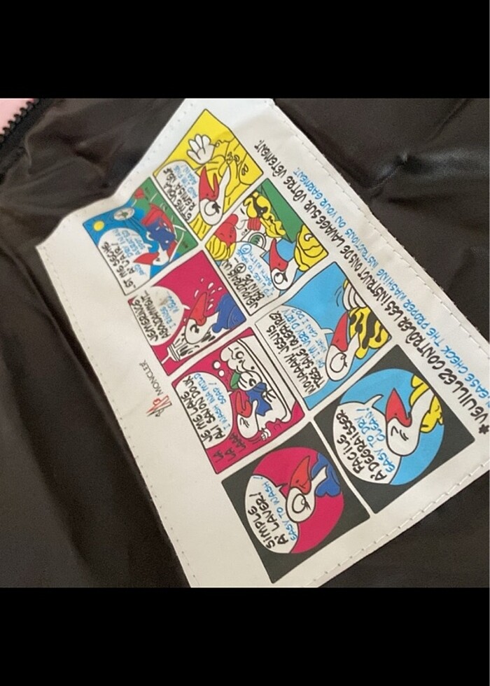 Orijinal moncler pembe mont - Görsel 4