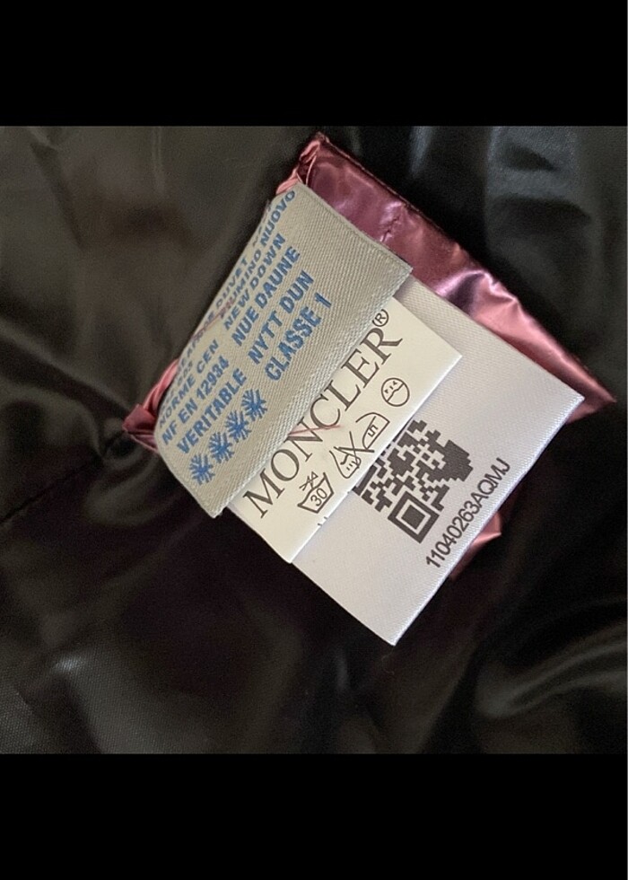 Orijinal moncler pembe mont - Görsel 5
