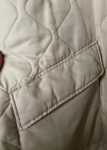 m Beden Pull and bear kapitone ceket