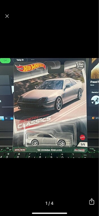 Hot wheels premium Honda Prelude