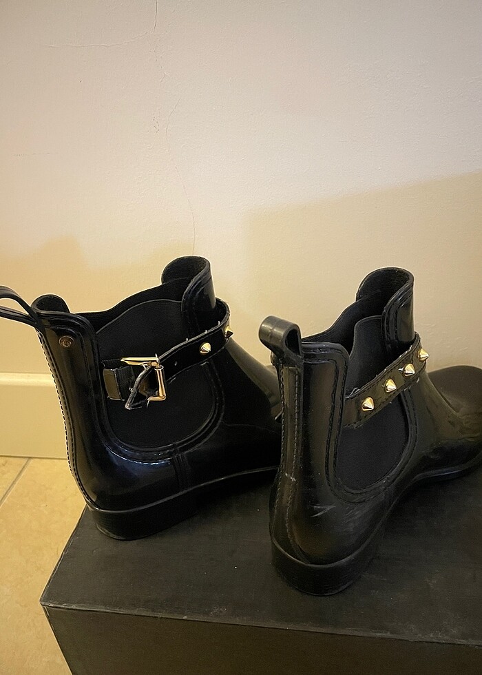 Zımbalı yağmurluk bot - Görsel 5