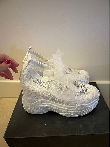 Düğün spor ayakkabı - Görsel 6