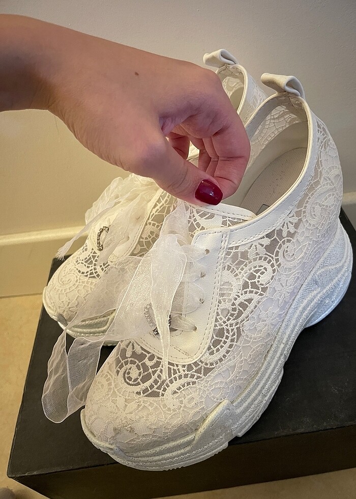 Düğün spor ayakkabı - Görsel 2