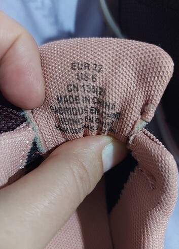 22 Beden bordo Renk Bordo h&merhaba kız bebek ayakkabı 
