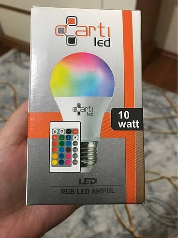 10 Watt Renk Değiştiren Led Ampül