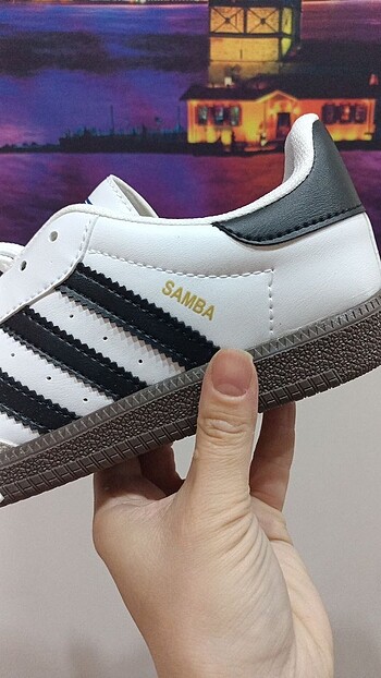 40 Beden beyaz Renk Adidas Samba